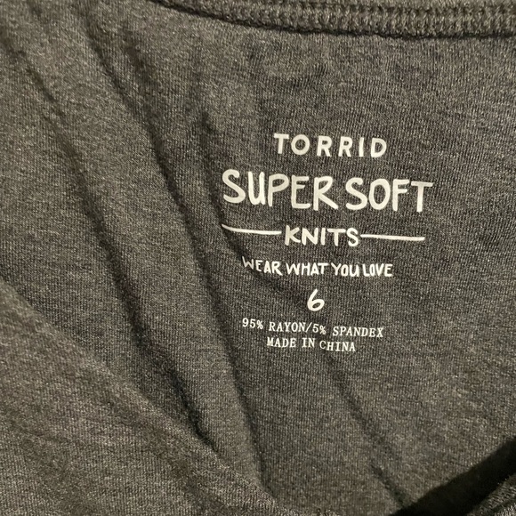 Torrid 6x Gray Dress - Picture 3 of 5